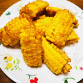 kinniko's cooksnap of when they made とうもろこしのから揚げ.