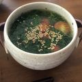 すみっコ歯ブラシ's cooksnap of when they made ヘルシー☆モロヘイヤとトマトのスープ.