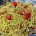 純子50Plus's cooksnap of when they made 夏に食べたい！トマトとツナの冷製パスタ.