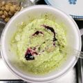ダイエッターひさ子's cooksnap of when they made ブルーベリーとくるみのお豆腐抹茶ムース.
