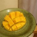 みるく茶's cooksnap of when they made マンゴウの切り方.