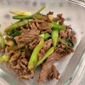 Faiza's cooksnap of when they made 葱たっぷり台湾定番料理★葱と牛肉の炒め物.