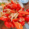 たけのこゆ's cooksnap of when they made トマトとみょうがのサラダ.