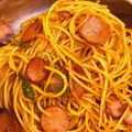コケ子's cooksnap of when they made 簡単•ナポリタン！冷蔵庫の残り物でOK.