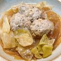 なつんこ★'s cooksnap of when they made 鶏肉団子＆春雨ちゅるちゅるお鍋.