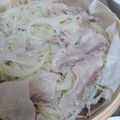 chou*'s cooksnap of when they made 豚肉と野菜の重ね蒸し☆ピリ辛ぶっかけぽん.