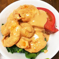 減塩パパ's cooksnap of when they made 揚げないエビマヨ.