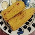 ひにょにょ's cooksnap of when they made フライパンで簡単☆屋台味焼きとうもろこし.