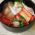 さくらん餅's cooksnap of when they made 簡単♪　刺身盛り合わせで海鮮丼.