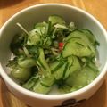 Remtan's cooksnap of when they made みょうが入りきゅうりの酢の物.
