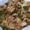 ナーちゃん's cooksnap of when they made 豚キャベツ炒め（トマト酢豚ソース）.