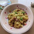 ラリー＆サラ's cooksnap of when they made 良い香り〜♡炊飯器で簡単カレーピラフ.