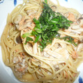 Lemon0790's cooksnap of when they made 鮭フレークときのこの✿和風スパゲティ✿.