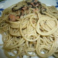 Lemon0790's cooksnap of when they made ✿鮭と塩昆布の和風パスタ✿.