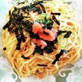 のん47's cooksnap of when they made 超簡単にお店の味☆たらこスパゲティ.