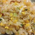 tsmitaka's cooksnap of when they made 食べるラー油でつくるチャーハン.