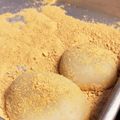 Takapon555's cooksnap of when they made もち粉で作るモッチリ安倍川餅.