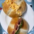 ☆あさ's cooksnap of when they made 思い出のロールパンサンド.