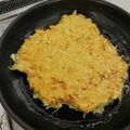 クックFCCUQJ☆'s cooksnap of when they made 茹でて余った素麺でお好み焼き！.