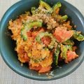 かわゆう1211's cooksnap of when they made 鮭のゴーヤチャンプルー.