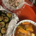 fyasu's cooksnap of when they made デカズッキーニのチーズ焼き.