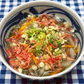 にきけん's cooksnap of when they made 簡単♡ヘルシー♡揚げないかき揚げ蕎麦♡.