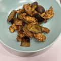 ゆりYO船長's cooksnap of when they made ノンオイルで満足♪鶏となすのカレー炒め.