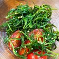 カメ姫☆'s cooksnap of when they made おかひじきとトマトのサラダ.