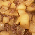 クックtakkta's cooksnap of when they made 白だしを使った大根そぼろ煮.