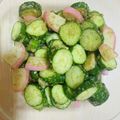 ももゆみ1230's cooksnap of when they made きゅうりとかまぼこのごま和え.