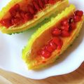 ケコハル's cooksnap of when they made 完熟ゴーヤのびっくりデザート♪.