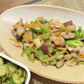 emola's cooksnap of when they made なすとピーマンと豚肉のポン酢炒め.