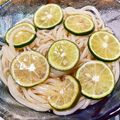 びぃころ's cooksnap of when they made 涼の香*簡単爽やか半田めんdeすだち素麺.