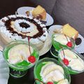 yumienne's cooksnap of when they made クリームソーダゼリー.