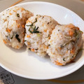 ゆうたのパパ's cooksnap of when they made ☆鮭としそとみょうがのおにぎり☆.
