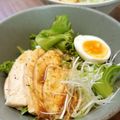 hinarenママ's cooksnap of when they made 鶏胸肉のサラダうどん。ごま醤油ダレ。.