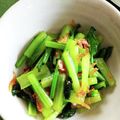 くりしぃ's cooksnap of when they made 小松菜と桜えびのチャチャッと炒め.