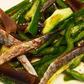ひじきの皿's cooksnap of when they made みがきニシンのとばとピーマン合え.