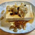 さすらい's cooksnap of when they made お好きな漬物＆マヨde冷奴(温奴)✿.