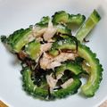 クック9FTZ84☆'s cooksnap of when they made ゴーヤとツナの塩昆布和え.