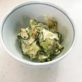 ☆瑛☆'s cooksnap of when they made キュウリの梅マヨ和え.