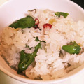 喜八＆Hacchi's cooksnap of when they made しし唐と茗荷のエスニック炒めde混ぜご飯.