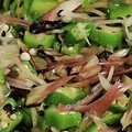 ポパイ474's cooksnap of when they made オクラと茗荷の塩昆布和え.