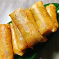 のんべぇヒロ's cooksnap of when they made 簡単！激ウマ！とろーり餡たっぷりの春巻き.