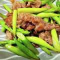 シマリスかあさん's cooksnap of when they made 牛肉とアスパラガスのオイスターソース炒め.