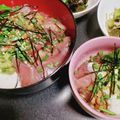 クックUH3NVG☆'s cooksnap of when they made 漬け鮪のネバとろぶっかけ丼.