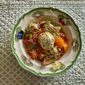 ブランディ's cooksnap of when they made 桃を加えてカプレーゼ！！.