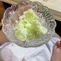 栄養士ミスズさん's cooksnap of when they made メロンアイスクリーム.