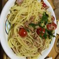 クックSPI51S☆'s cooksnap of when they made ミニトマトとツナの簡単冷製パスタ.