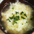 クックM96XDX☆'s cooksnap of when they made 鶏むね･鶏もものゆで鶏の旨みで！卵スープ.